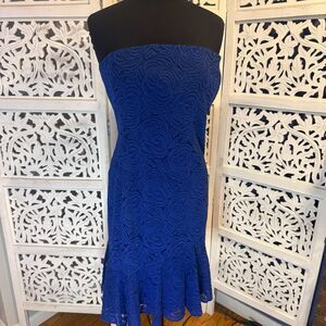 NWT Royal Blue Cache'  Sleeveless Dress size 12